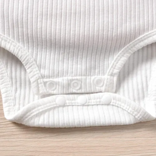 Vista 64 de Unutiylo Ropa de bebé recién nacida prematura con tirantes, traje de otoño e invierno, traje de manga larga con volantes