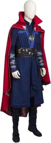 Vista 3 de Strange Costume Suit Deluxe Dr Outfit Halloween Cosplay Full Set with Red Cape
