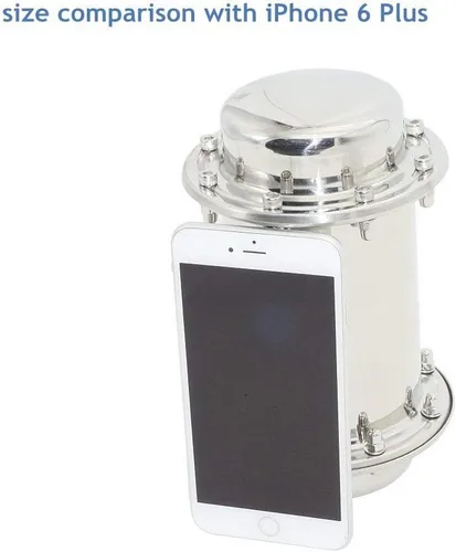 Vista 3 de Time Capsule - Contenedor de cápsula de acero inoxidable anticorrosión, resistente al agua, contenedor de bloqueo duradero para regalo futuro