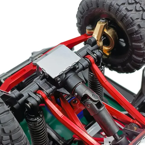 Vista 4 de RC Center Skid Plate Axle Chassis Armor Protector Set para TRX4M Actualizaciones 1/18 Escala RC Crawler Accesorios de coche