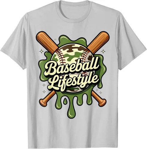 Vista 49 de Baseball Life Style 101 Apparel Youth Drip Baseball Boys Kid Camiseta