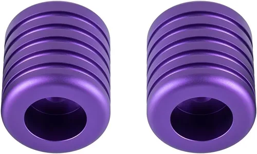 Vista 10 de Advanblack ProTek - Deslizadores de barra de choque Harley mecanizada de 1.25 pulgadas, rueda decorativa giratoria para protector de motor delantero