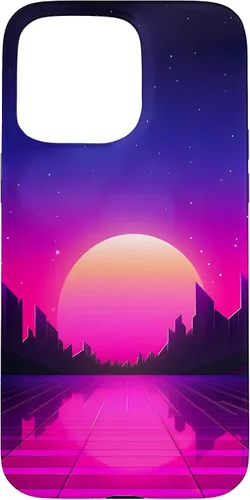 Vista 31 de Retrowave Vaporwave Synthwave 80s Style Case for iPhone 17