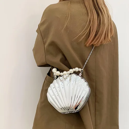 Vista 2 de Mini bolso cruzado con asa superior para mujer