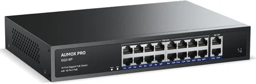 Vista 13 de Conmutador Ethernet Gigabit no administrado de 5 puertos, concentrador de red AUMOX PRO Home, divisor Ethernet de oficina, Plug-and-Play