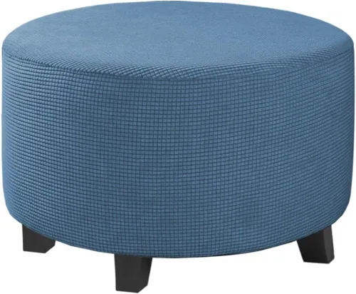 Vista 19 de H.VERSAILTEX Funda Deslizable para Otomana Rectangular Ajuste de Longitud 29"-34" Reposapiés Fundas Deslizables para Sofá Funda para Taburete