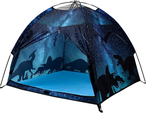 Vista 11 de Tienda de campaña para niños Lucky castle Playhouse para niños y niñas, tienda de campaña de cúpula fácil y divertida tienda de campaña para niños