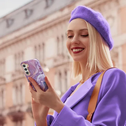 Vista 7 de Funda compatible con Samsung Galaxy S23, diseño delgado y elegante para mujer, protección de 360 grados