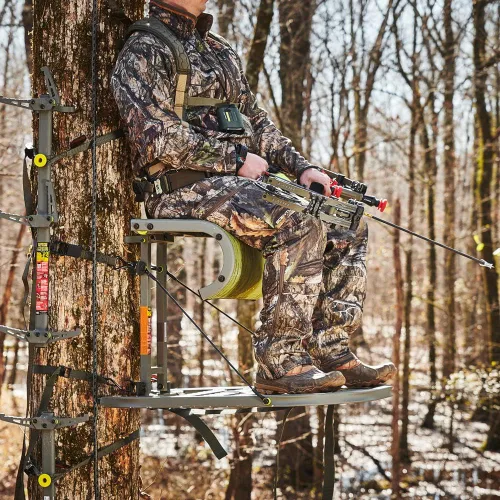 Vista 4 de Summit Treestands Árbol de doble eje para colgar, camuflaje