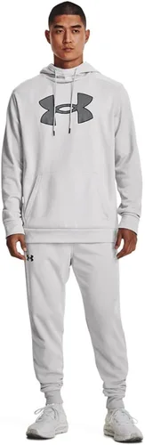 Vista 4 de Under Armour Sudadera con capucha de vellón ArmourFleece con logotipo grande para hombre