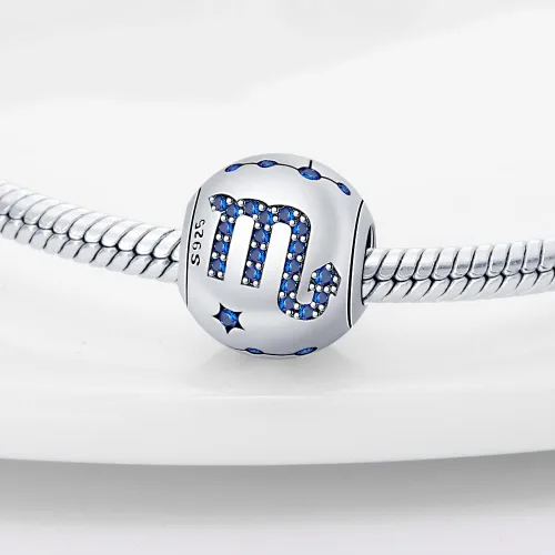 Vista 76 de Pandach 12 dijes de cumpleaños con signo del zodiaco de plata de ley 925 con piedra natal para mujer, pulsera, collar, pulsera, regalo para mujeres