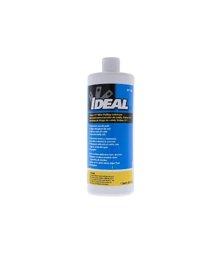 Vista 2 de Ideal Eléctrico Amarillo 77 Lubricante de tracción de alambre, cubo de 1 galón, modelo 31-351