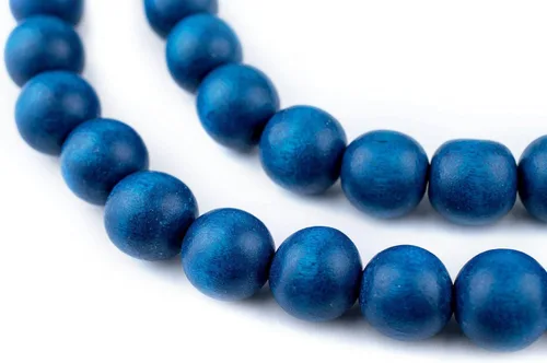 Vista 56 de TheBeadChest: cuentas de madera redondas naturales de 0.315 pulgadas, cuentas de madera sueltas espaciadoras para fabricar joyas, 4 tamaños