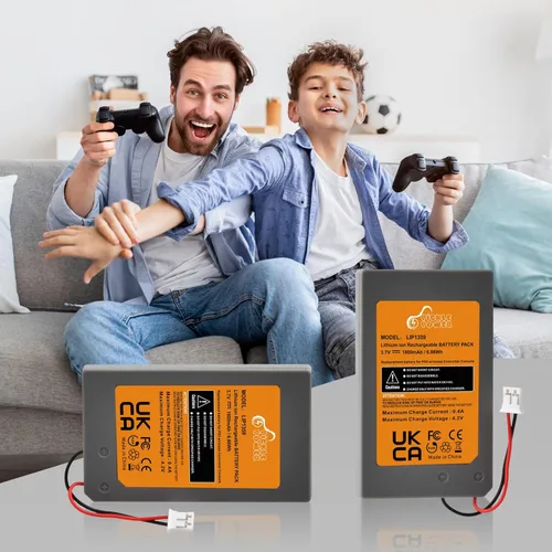 Vista 7 de Pickle Power PS3 Controller Battery, 2 Pack LIP1359 Battery for Sony PlayStation 3 Dualshock 3 CECHZC2E CECHZC2U Controller,with USB Cable and Tools