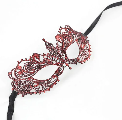 Vista 6 de MYMENU Máscara de mascarada para mujeres, máscara de encaje veneciano para ojos para fiesta, baile de graduación, baile, disfraz, Mardi Gras
