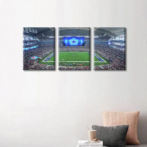 Vista 119 de Lincoln - Lienzo decorativo para pared, diseño de campo financiero de Filadelfia, paisaje de estadio de fútbol de Filadelfia, decoración de pared