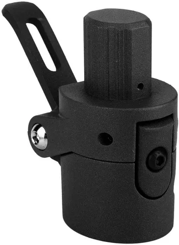 Vista 6 de Conector de mango plegable, base de poste plegable, reemplazo de base de poste de scooter eléctrico, para scooter eléctrico Xiaomi M365 (negro)