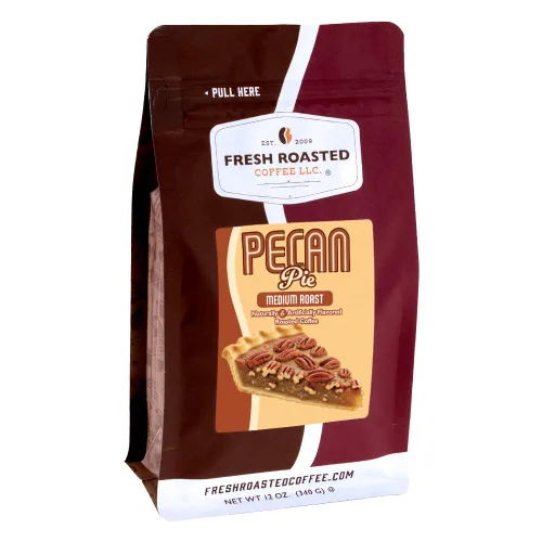 Vista 9 de Fresh Roasted Coffee, Amaretto - Café saborizado, 12 onzas, tostado medio, Kosher, grano entero
