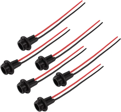 Vista 6 de WINKA T10 W5W 194 Bombillas Enchufes Adaptador de Conector de Arnés Pre-Cableado para Auto Coche 6PCS