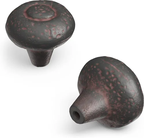 Vista 13 de Hickory Hardware - Paquete de 1 manija para alacena de núcleo sólido, pomos de lujo para gabinete y cómoda, tiradores para puertas y cajones, 1-1/2