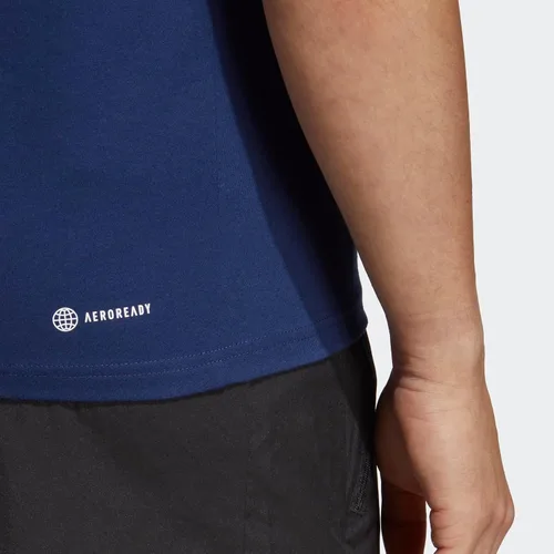 Vista 2 de Adidas Camiseta sin mangas con logotipo de Training Essentials Feel Ready para hombre