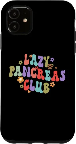 Vista 8 de iPhone 16 Lazy Pancreas Club Diabetes Awareness Month T1D Diabetic Case