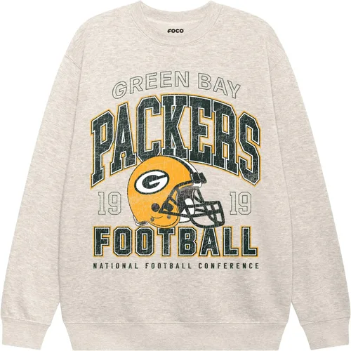 Vista 10 de FOCO Sudadera unisex de cuello redondo con logotipo de equipo universitario de la NFL