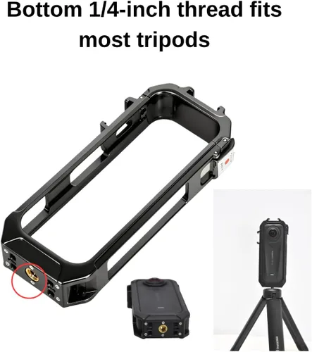 Vista 5 de Funda de marco para Insta360 X4 Air- Jaula de ABS ligera