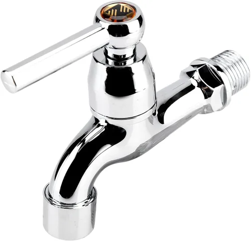 Vista 4 de Grifo de agua fría individual, grifo de lavadora, fregadero de plástico ABS, grifo de agua para lavadero, baño, lavadora, trapeador, bañera
