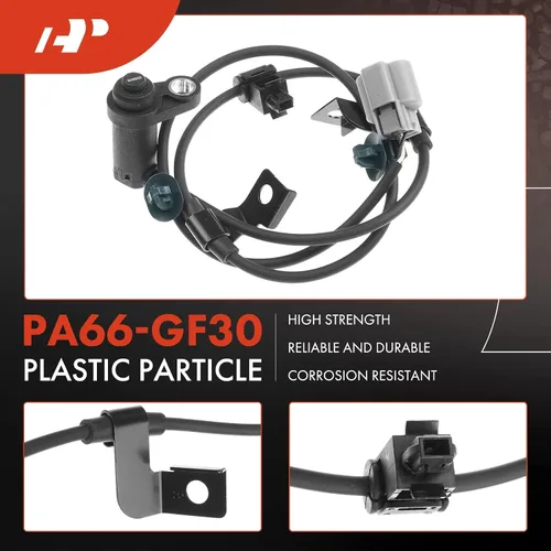 Vista 4 de A-Premium Sensor de velocidad de rueda ABS trasero derecho compatible con Mitsubishi L200 2008-2009 2.4L, 2008-2015 2.5L - Lado del pasajero trasero
