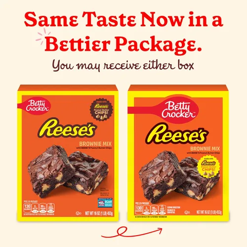 Vista 3 de Betty Crocker Reese's - Mezcla de brownie de mantequilla de maní, 16 onzas