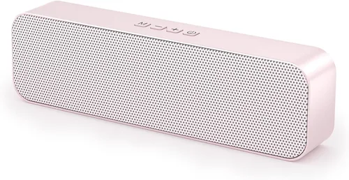 Vista 10 de Altavoces de computadora para PC de escritorio, altavoz Bluetooth recargable, barra de sonido de computadora pequeña con estéreo y graves, entrada