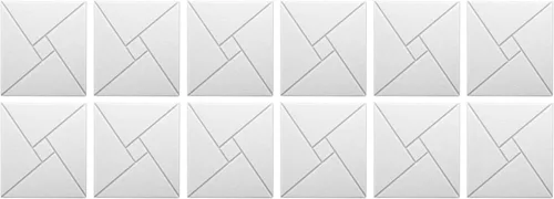 Vista 5 de of 12 Soundproof Foam Tiles Square Adhesive Wall Panel Polyester Panel Foam Panels Panels White