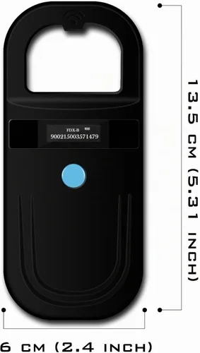 Vista 7 de Smoostart Escáner de microchip compatible con microchip FDX-B/EMID (15/10)
