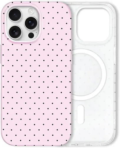 Vista 38 de Hython Funda para iPhone Air, diseño estético de lunares lindos, funda simple de 6.5 pulgadas, delgada, antiarañazos, parachoques de TPU suave, a