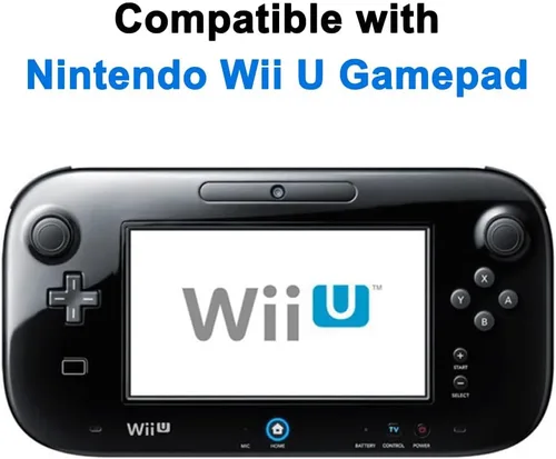 Vista 4 de OSTENT Carcasa de plástico duro antichoque para Nintendo Wii U Gamepad Color Plata