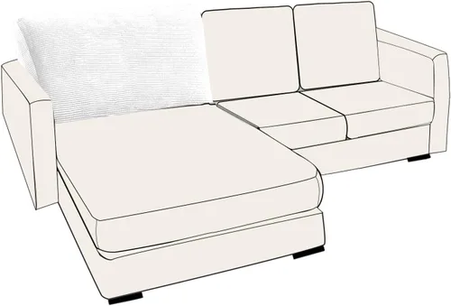 Vista 101 de UNBBRRL Fundas de cojín de asiento para sofá, elásticas, funda de cojín individual para sofá, fundas de cojín para sofá, fundas de héroe protegen