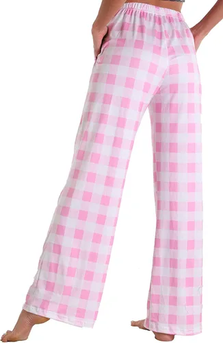 Vista 2 de X-Image Pantalones de pijama casuales cómodos para mujer con bolsillos y cordón