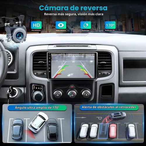 Vista 10 de 4 GB RAM+64 GB ROM Android 15 Radio de coche para Dodge Ram 1500 2500 2013