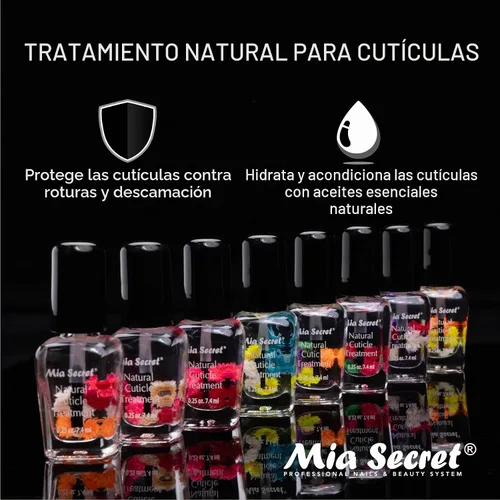 Vista 4 de Mia Secret Tratamiento de aceite para cutículas fabricado en Estados Unidos (rosa, 1/4 oz.)
