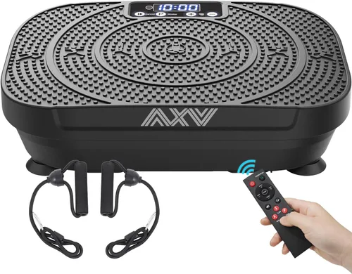 Vista 13 de AXV Placa de vibración para fitness, máquina de ejercicio, vibración, agitación, cuerpo completo, agitador, soporte vibrador, tabla para agitar