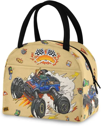 Vista 23 de Bolsa de almuerzo Axolotl para mujeres, hombres y niños, lonchera aislada reutilizable para oficina, trabajo, escuela, picnic, caminata Reusable