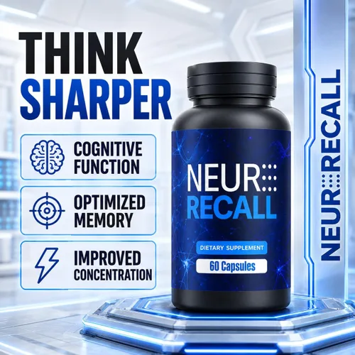 Vista 6 de (1 paquete) Neuro Recall Suplemento Píldoras para el bienestar general