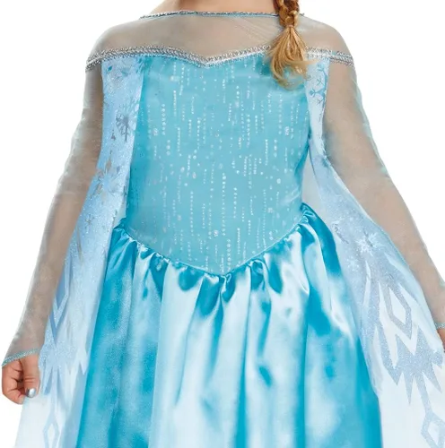 Vista 3 de Disfraz de Elsa clásico para niñas pequeñas de Disguise, Un solo