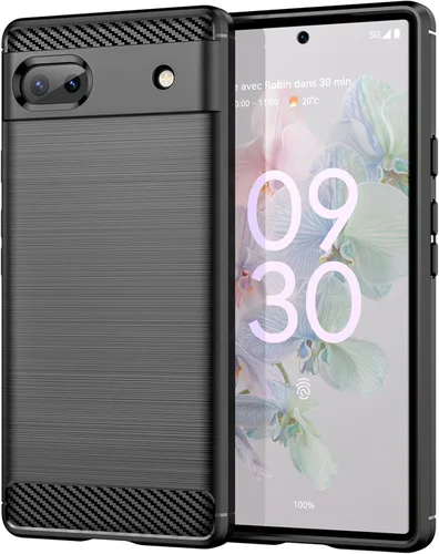 Vista 12 de Funda para Pixel 4 XL Google 4 XL Funda de fibra de carbono TPU suave antideslizante duradera ligera cubierta protectora para Google Pixel 4 XL