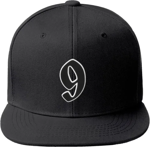 Vista 896 de Daxton Gorra clásica con visera de billete plano con letras del alfabeto inglés antiguo de la A a la Z