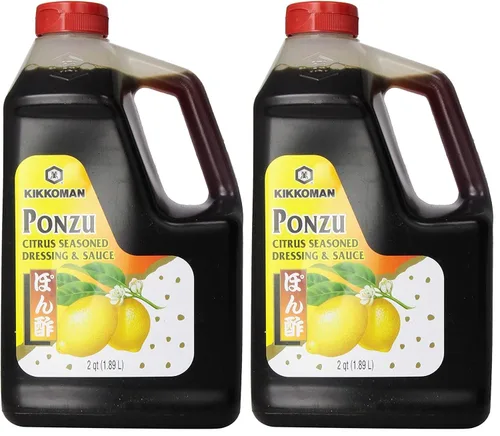Vista 4 de Kikkoman Ponzu Servicio de alimentos con salsa de soja, cítricos, 64 onzas