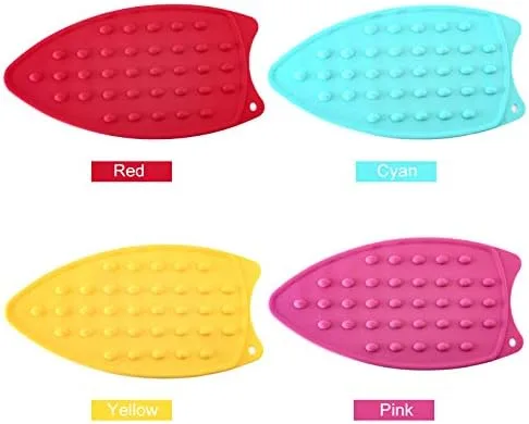 Vista 7 de Paquete de 2 almohadillas de silicona para el soporte de hierro, serie más gruesa, resistente al calor, para tabla de planchar, fácil de usar