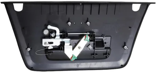 Vista 2 de KarParts360 Manija para portón trasero Nissan Frontier 2013-2021 Negro texturizado con orificio de cerradura Reemplazo para NI1915115