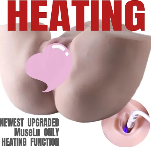 Vista 4 de Heating Sucking Vibration Voices Automatic Sex Dolls 19.8LB Male Masturbators Butt Realistic 3D Lifelike Pocket Pussy Ass for Mens Adult Sex Doll
